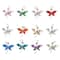 Silver-Coloured Dragonfly Charm Mix by Bead Landing™